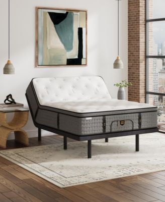 HD Warren 15" Plush Pillow Top Mattress Set, Twin XL