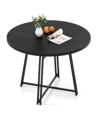 47 in Round Dining Table for Four to Six with Cross Base
