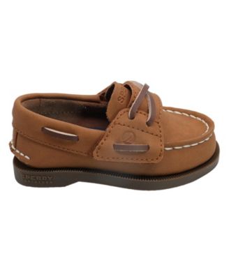 Toddler Authentic Original Boat Shoes with Hook and Loop Closure