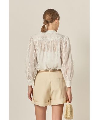 Women's Heart Trim Blouse