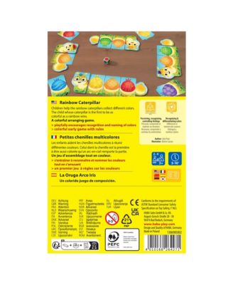 Little Rainbow Caterpillar Mini Game of Colors and Patterns Ages 3