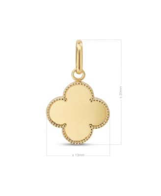 Clover Pendant in 14K Gold
