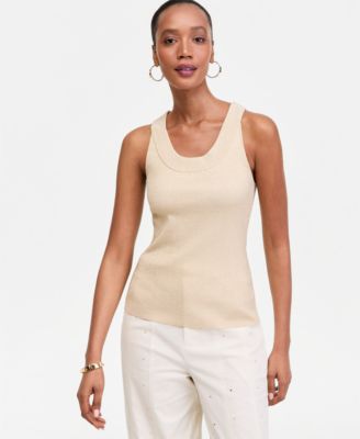 Women's Scoop-Neck Sweater Tank