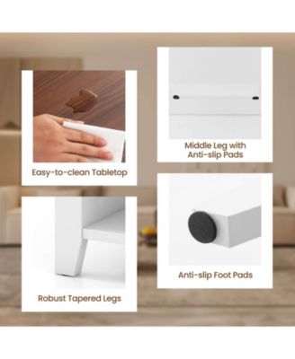 Lift Top Coffee Table w/ Hidden Compartment and Storage Shelves Modern Furniture