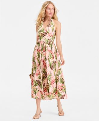 Women's Halter Midi Dress