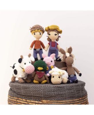 Amigurumi Crochet Kit for Beginners Adults and Kids, Learn to Crochet an Easy Stuffed Crochet Animal