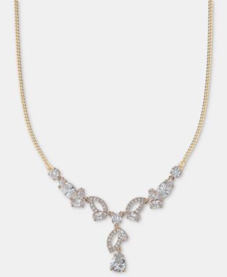 Cubic Zirconia Lariat Necklace