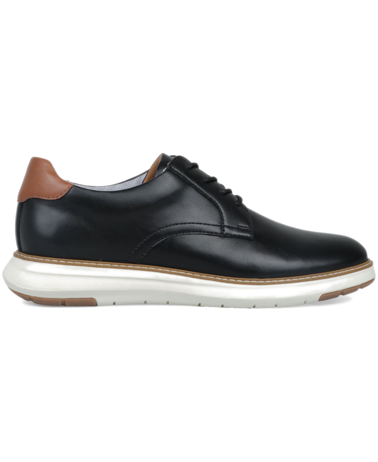 Обувь Club Room Men's Hybrid Dress Shoes, цвет: Чёрный — фото 3
