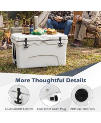 45 Quart Portable Hard Cooler with Long Lasting Insulation