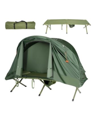 Elevated Compact Cot Tent Set with External Rain Cover