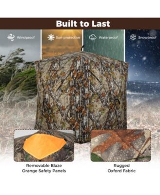 Three to Four Person Hunting Blind Pop Up with Swing Door