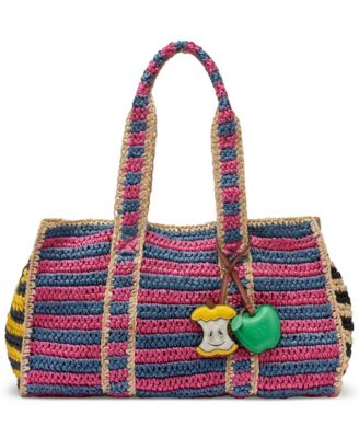 Silver-Tone Hardware Large Nessa Tote Handbag