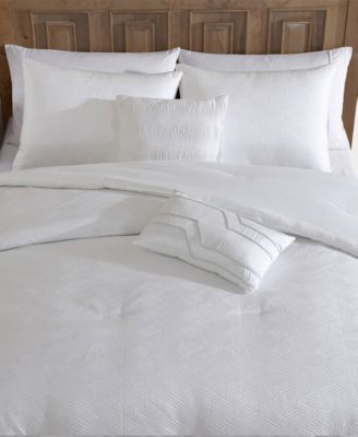 Blanca Jacquard Geometric 5-Pc. Comforter Set, Queen
