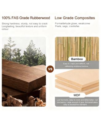 Portable Wood Clothing Rack with Hooks and Shelves