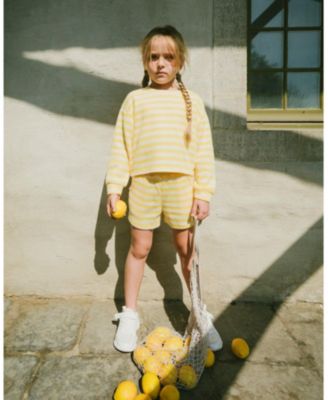 Little Girls Striped Shorts