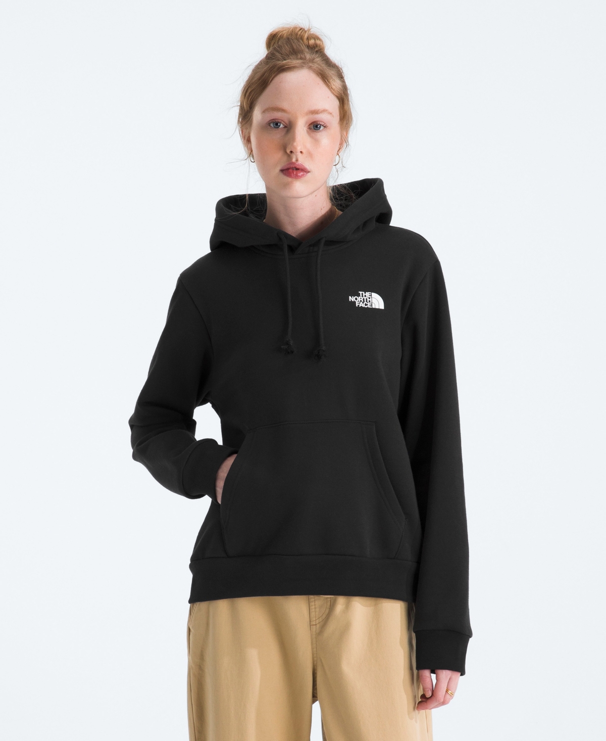 The North Face Women's Long-sleeve Regular Fit Hoodie In Tnf Black