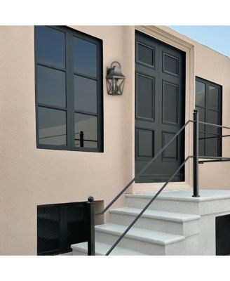 Outdoor Wall Lights, Waterproof Outdoor Wall Sconce, Exterior Light Fixture with Clear Glass Shade for Garage Patio Front Door Balcony