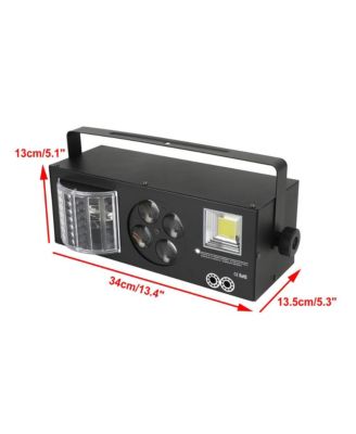 80W RGBW Stage Light with Beam, Pattern, Laser and Strobe