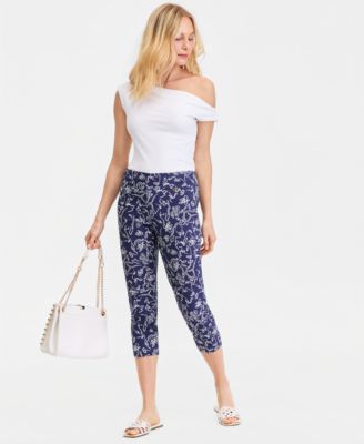 Women's Printed Capri Pants