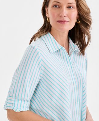 devil with a blue dress costume Cinch Women's Blue/Light Blue Print Long Sleeve Button Down Western Sh –  Russell's Western Wear, Inc main image 1
