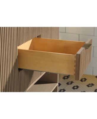 San Diego 55" Freestanding Vanity, Oak Finish