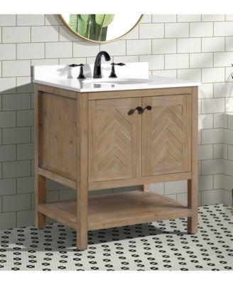 Savannah 30". Freestanding, Weathered Fir Finish