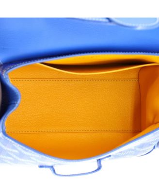 Mini Saigon Top Handle Bag Coated Canvas with Leather