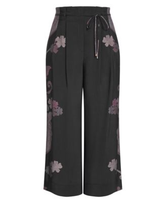 Women's Plus Size Eternal Side Print Wide Pant