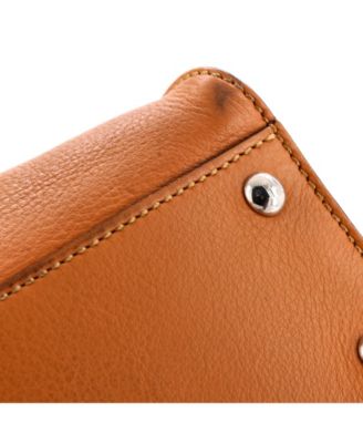 Regular Peekaboo Bag Leather with Plexiglass Detail