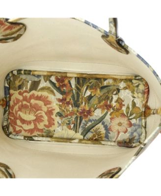 Medium Ophidia Tote Water Flora GG Coated Canvas