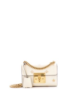 Small Padlock Shoulder Bag Printed Leather