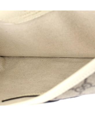 Ophidia Flap Belt Bag GG Coated Canvas with Leather