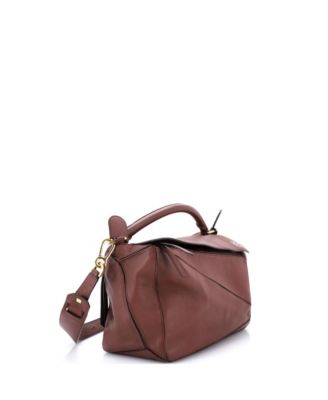 Large Puzzle Bag Leather