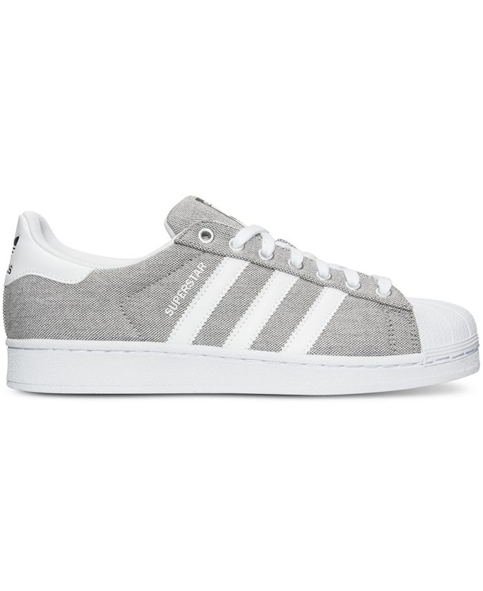 adidas Men's Superstar Textile Casual Sneakers from Finish Line - Macy's