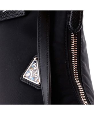 Mini Re-Edition 2005 Hobo Tessuto with Saffiano Leather