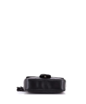 GG Marmont Flap Belt Bag Matelasse Leather