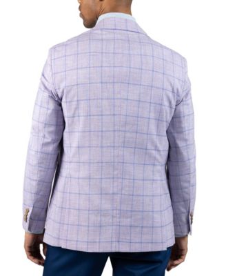 Men's Melange Windowpane Sport Coat