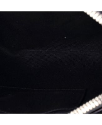 Medium Web Strap Front Zip Messenger Bag GG Coated Canvas