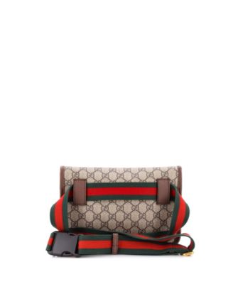 Neo Vintage Flap Belt Bag GG Coated Canvas