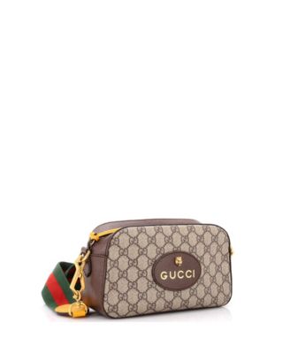 Neo Vintage Camera Messenger Bag GG Coated Canvas