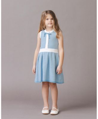 Toddler Girls Button Front Tank Sweater Dress