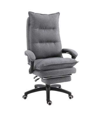 360degree(s) Swivel Executive Home Office Chair with Adjustable Height and Retractable Footrest