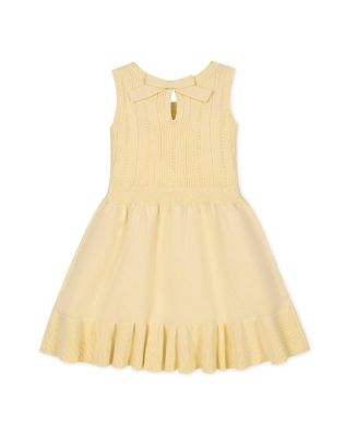 Toddler Girls Organic Flounce Hem Tank Sweater Dress