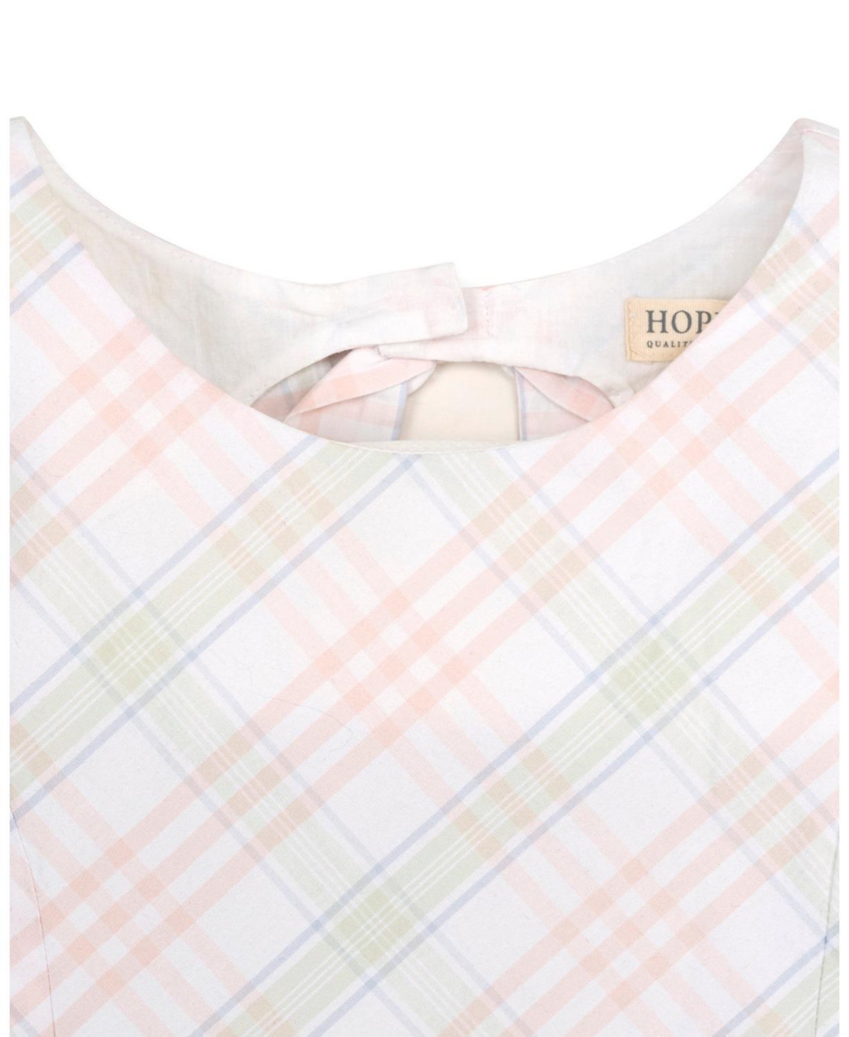Hope & Henry Toddler Girls and Organic Stretch Poplin Button Back Party Dress