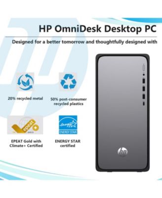 OmniDesk Tower Desktop Intel Core i7 32GB RAM Intel UHD Graphics 2TB SSD Storage Windows 11 Pro