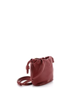 Mini Flamenco Knot Chain Purse Bag Leather