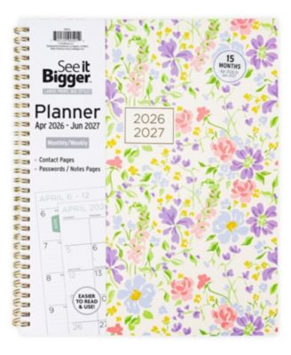 Large 15 Monthly Weekly Planner