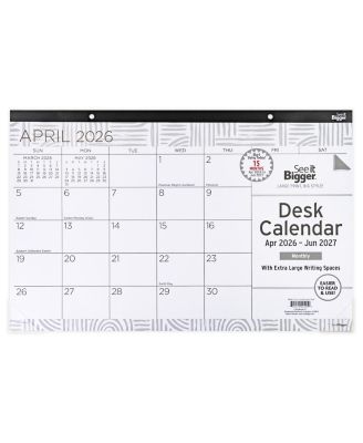 Desk Pad Calendar 11x17"