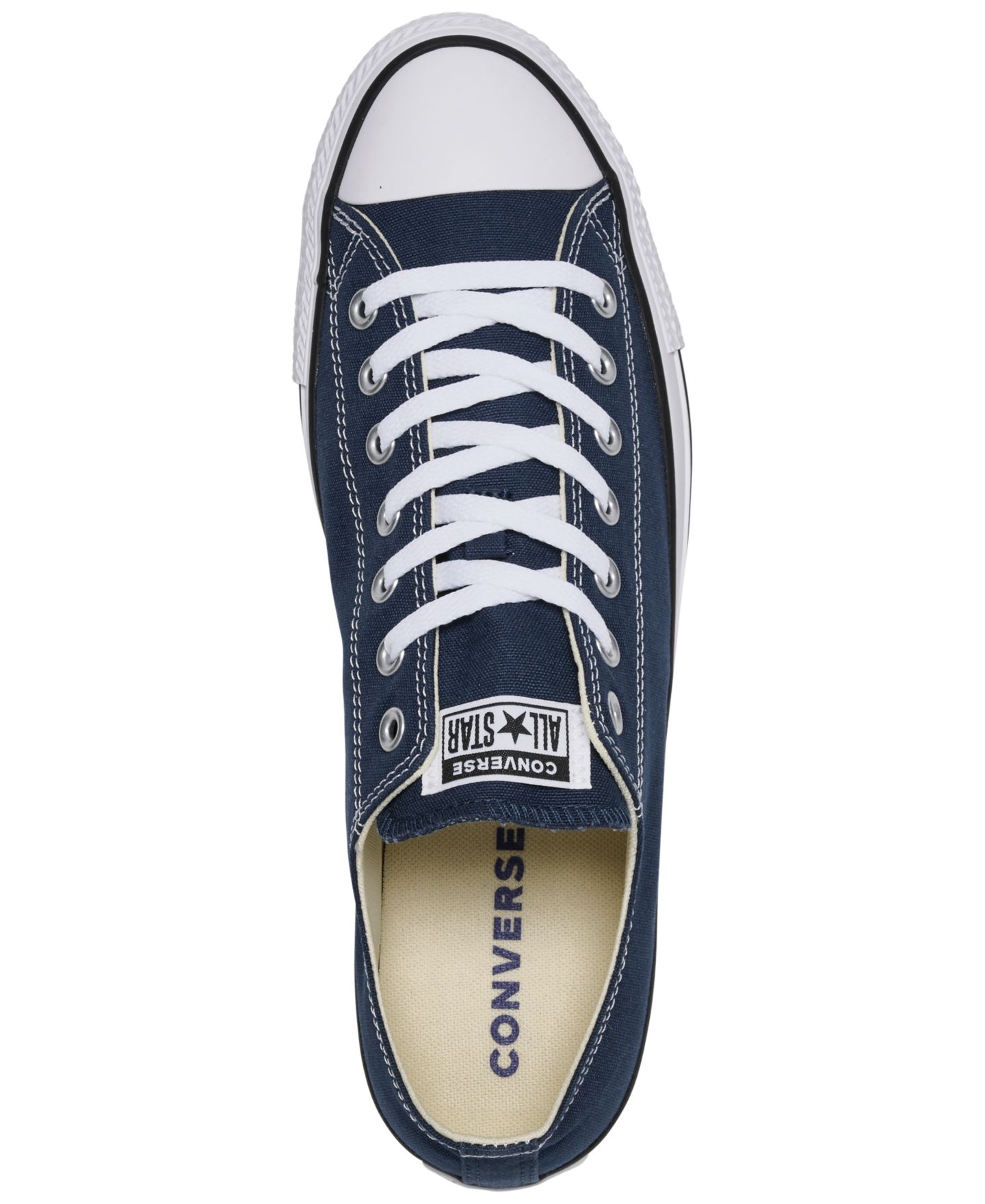 Мужские кроссовки Converse Chuck Taylor Low Top, цвет: Тёмно-синий / Белый — фото 5