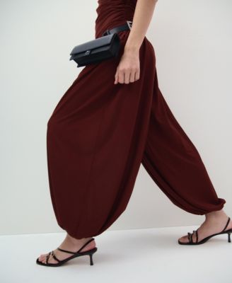 Women's Mid-Rise Balloon Pants